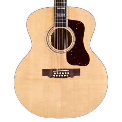 Guild USA F-512 12-String Jumbo Acoustic Guitar - Sitka Spruce Top - Arched Back - Flamed Maple Back and Sides - Maple Blonde image 1