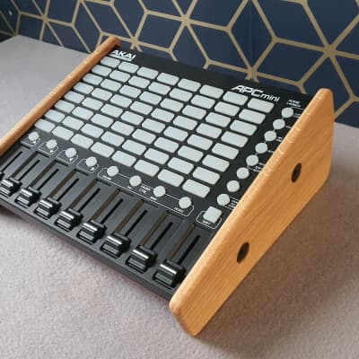 Akai APC Mini Oak Stand (ONLY) from Synths And Wood with VESA Mounting image 9