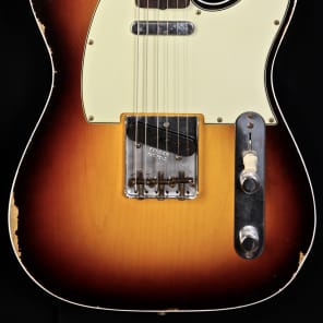 Fender Custom Shop '60 Reissue Relic Telecaster Custom 2016 Chocolate 3-Tone Sunburst image 2