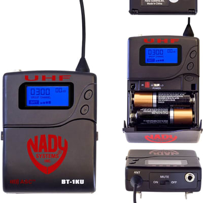 Nady UHF Wireless System w/ 2 Handheld Microphones & 2 Lavalier 1000-Channel image 4