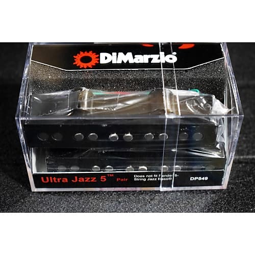 DiMarzio DP549 Ultra Jazz 5 Pair Bass Pickup Set DP549BK Black image 1