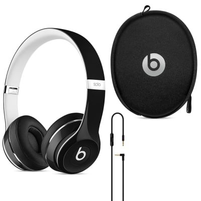 Beats by Dr. Dre Solo2 On-Ear Wired Headphones (Luxe Edition) in Black image 2
