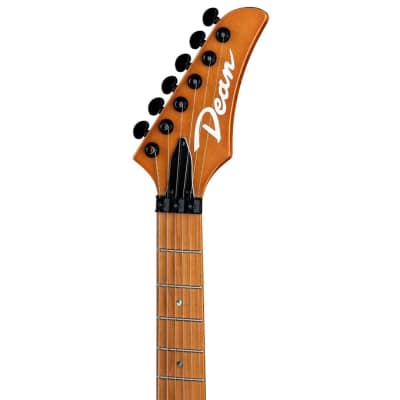 Dean MD24 Floyd Electric Guitar, Roasted Maple Neck, Vintage Orange #MD24FRM VOR image 3