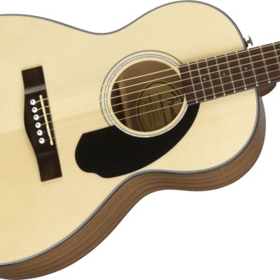 Fender CP-60S Classic Design Series Parlor Acoustic Guitar, Natural image 4