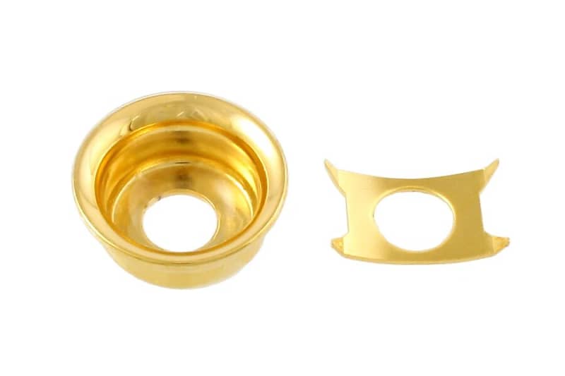 Gold Input Cup Jackplate for Telecaster image 1