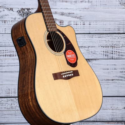 *DEMO* Fender CD-140SCE Acoustic-Electric Guitar | Natural image 5