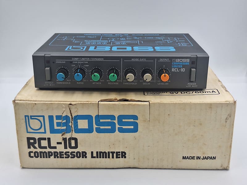 🎶Boss RCL-10 Micro Rack Series Compressor Limiter 1985