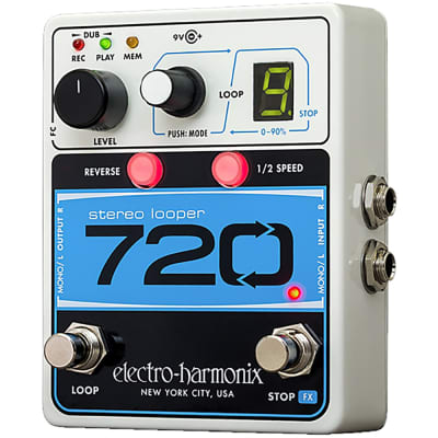 Electro-Harmonix 720 Stereo Looper Guitar Effects Pedal image 2
