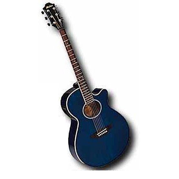 Takamine TSP178AC Flamed Maple Thinline Acoustic-Electric Guitar  Transparent Blue Sunburst