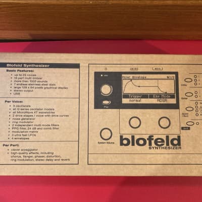 Waldorf Blofeld Desktop Synthesizer 2007 - Present - Black Shadow
