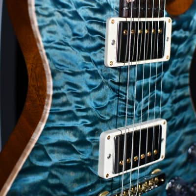 PRS Paul Reed Smith Private Stock #9600 Singlecut McCarty 594 Semi-Hollow Blue Crab Blue Lighthouse Exclusive image 5