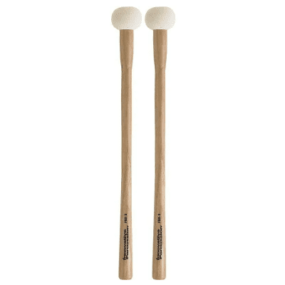 Innovative Percussion FBX-2 Field Series Hard Tapered Handle Marching Bass Drum Mallets (Pair)