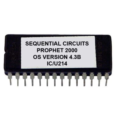 Sequential Circuit Prophet 2000 2002 OS ROM 4.3b Firmware UpgradeUpdate Eprom
