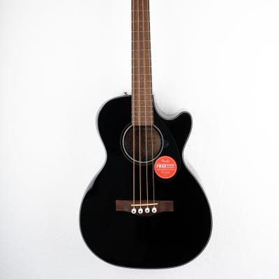 Fender CB-60SCE Acoustic-Electric Bass - Black image 1