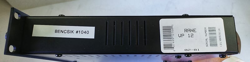 その他 RANE VP12 Rane VP-12 Voice Processor with Adapter | Reverb