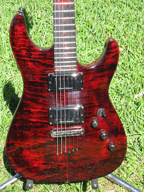 Schecter blood moon on sale
