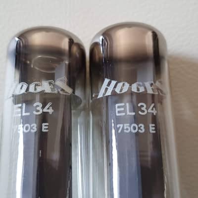 Mullard Blackburn Xf3 EL34 NOS Hoges branded 1974 image 2