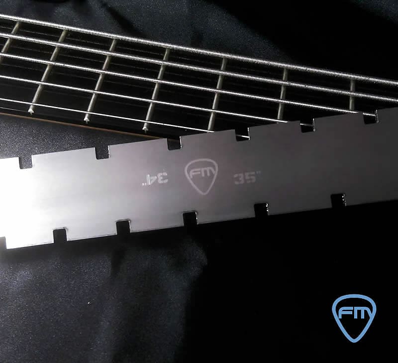 Notched Straight Edge for Electric BASS Guitar Neck TOOL Reverb