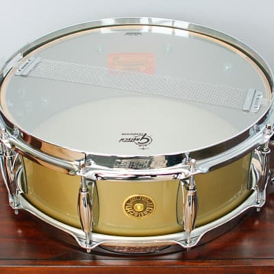 Gretsch Broadkaster 5" x 14" Snare Drum Gold Mist Gloss image 5