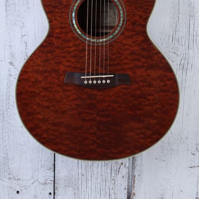 Ibanez Exotic Woods Series EW20QM Quilt Maple Acoustic Guitar Natural Gloss  | Reverb