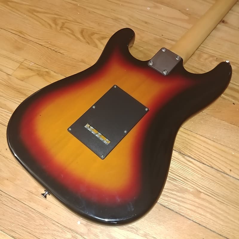 1980's Kramer Strat Style Electric Guitar SSS Sunburst Japan | Reverb