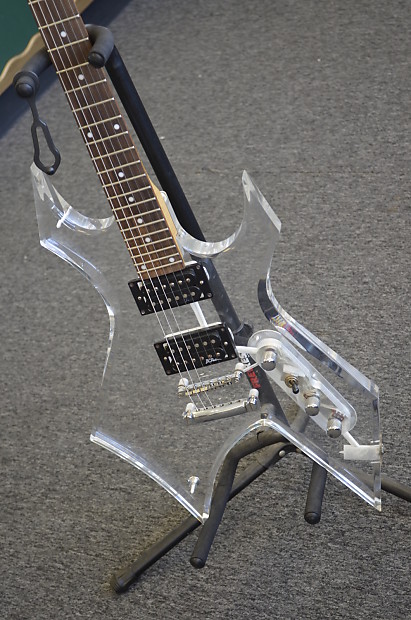 Bc rich cheap warlock clear acrylic