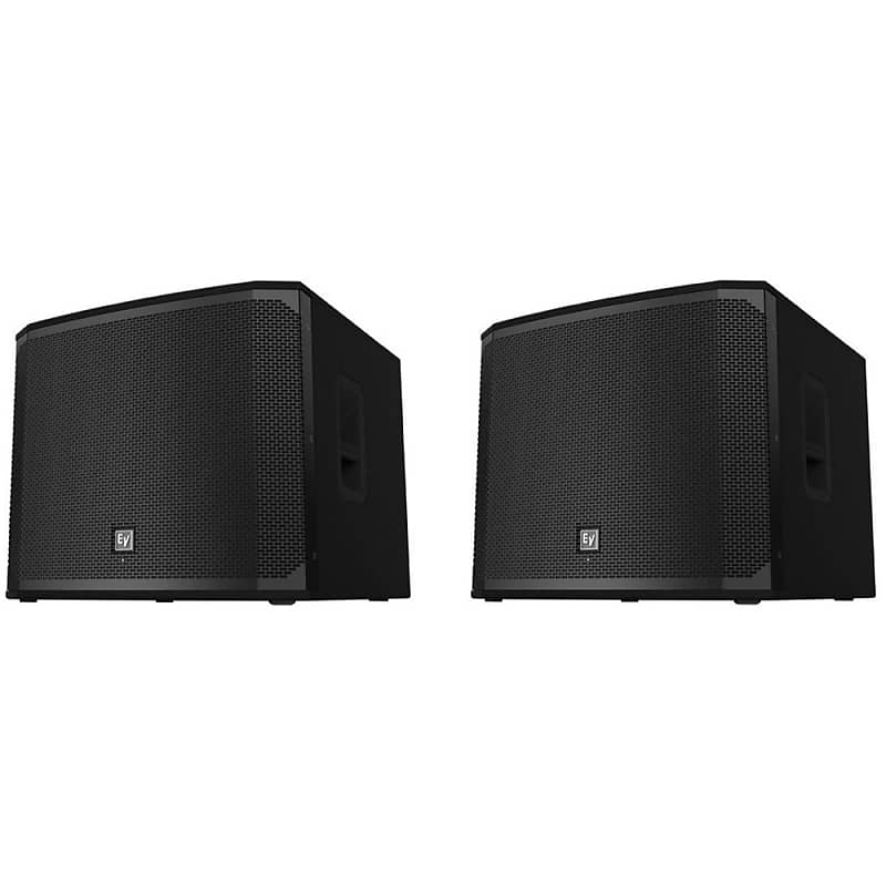 ElectroVoice EKX18SP Powered Subwoofer Speaker, Pair Reverb