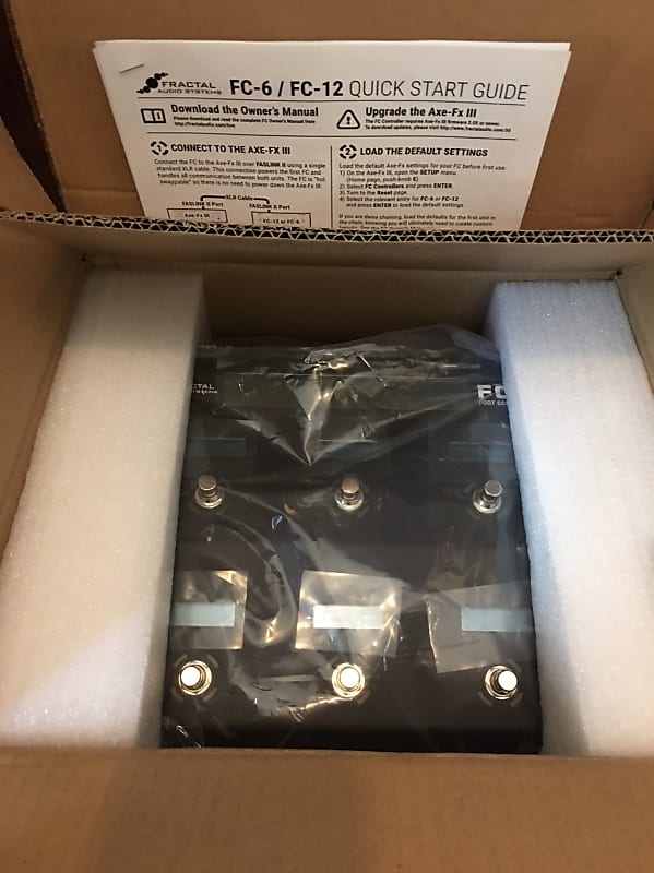 Fractal Audio FC6 Foot Controller AxeFx III Pedal Reverb