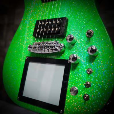 Cort Manson Alien Sparkle Electric Guitar w/Sustainiac and XY Pad image 2