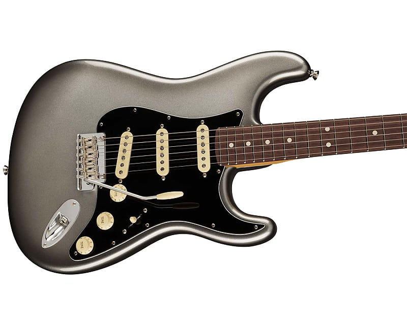 Fender American Professional II Stratocaster - Mercury - B Stock image 1