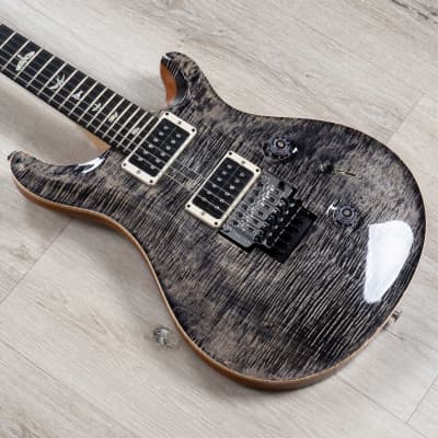 PRS Paul Reed Smith Custom 24 "Floyd" 10-Top Guitar, Ebony Fretboard, Charcoal image 13