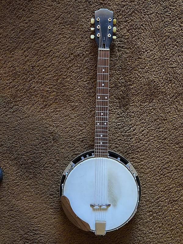 6 String Resonator Banjo Right Handed w/Gig Bag Reverb