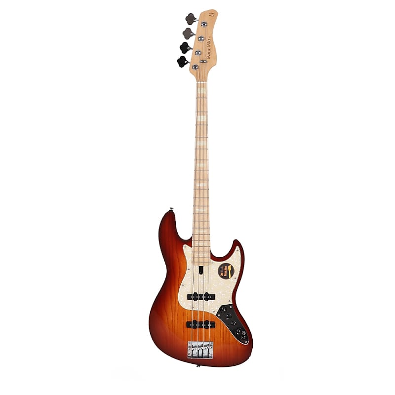 Sire Marcus Miller V7 Swamp Ash-4 Fretless Bass Guitar - Tobacco Sunburst image 1