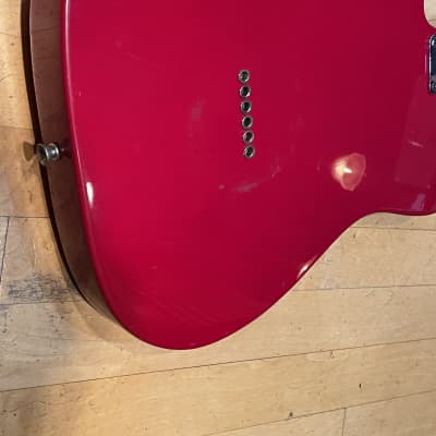 Fender Telecaster vintage guitar  -  great player - Red stock nitro mex full scale maple image 11
