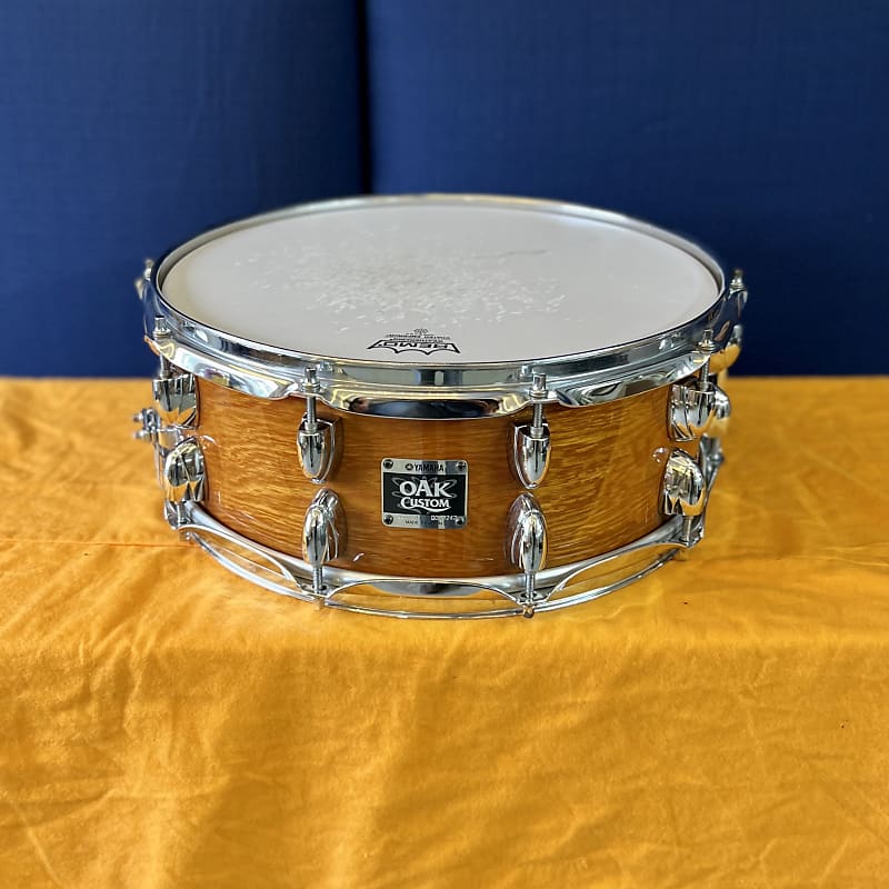 Yamaha Oak Custom 14 x 5” snare drum - Amber original vintage MIJ japan