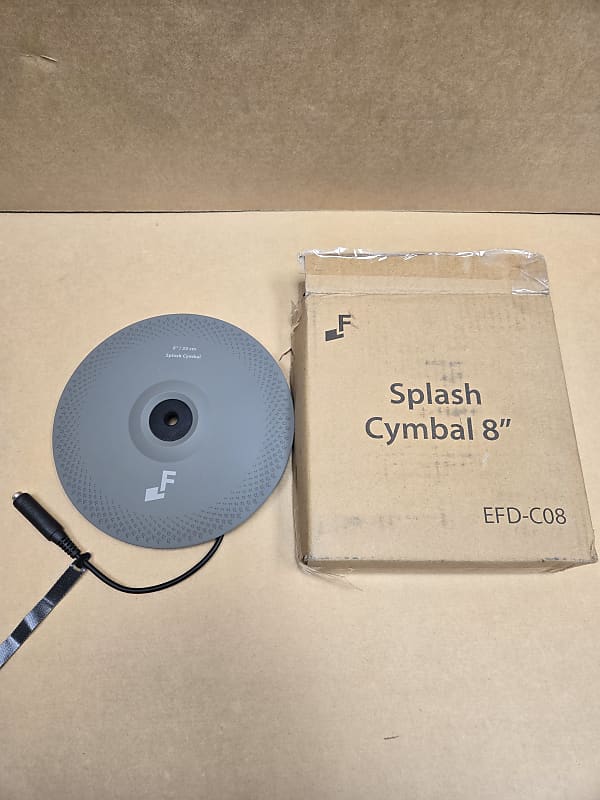 Efnote EFDC08 Splash Cymbal Used 0879 Reverb