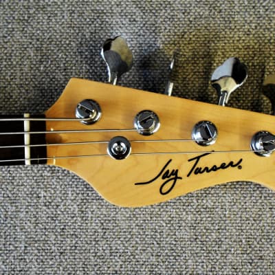 Jay Turser JTB-402 Jazz Bass 2018 Ivory image 7
