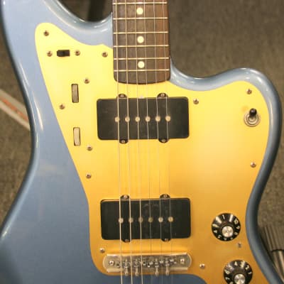 Fender 2007 Reissue Made in Japan Jazzmaster 2007 - Blue with Gold Pickguard image 4