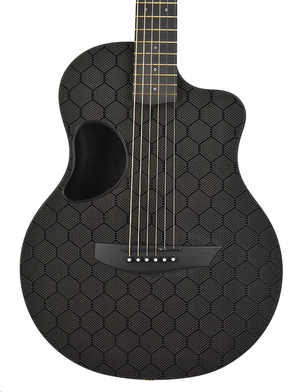 McPherson Touring Carbon Fiber Acoustic Guitar in Honeycomb Black 10009 image 1