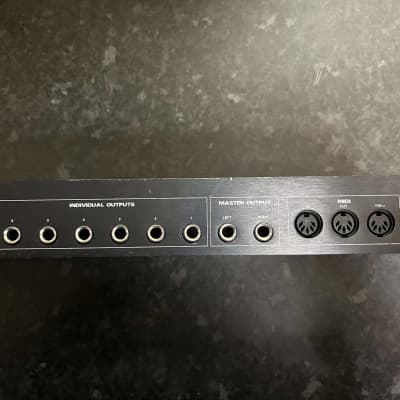 Novation Drum Station 5-Voice Rackmount Synthesizer 1995 - 1996 - Black with Yellow Stripe image 4