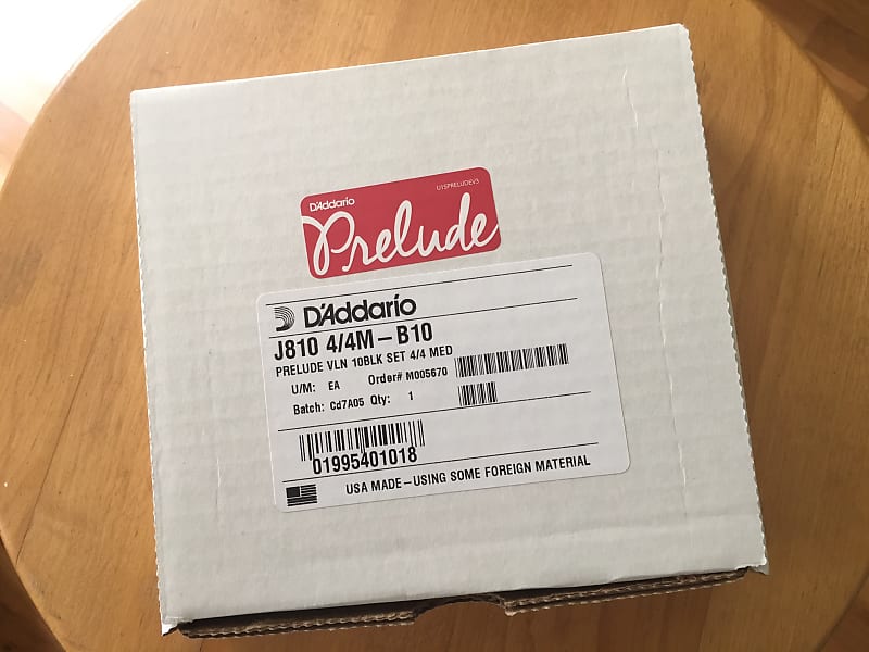 D'Addario Prelude Violin String Set - Bulk 10 Pack, 4/4 Scale