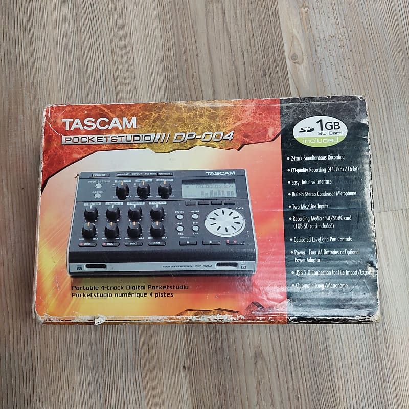 TASCAM Pocketstudio DP-004 Portable Digital 4-Track Recorder | Reverb