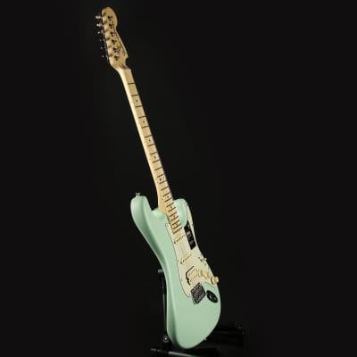 Fender American Performer Stratocaster Satin Surf Green Maple Fingerboard (US210014939) image 5