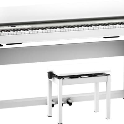 Roland F701 Digital Home Piano in White image 1