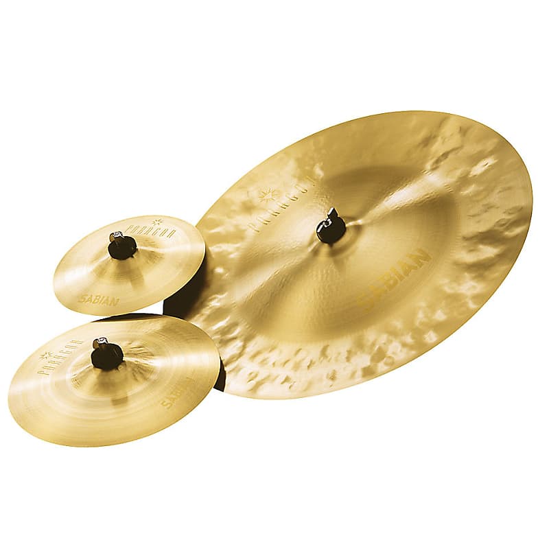 Sabian Neil Peart Signature Paragon 8" / 10" / 19" Effects Cymbal Pack image 1