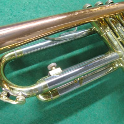Harry Pedler & Sons American Triumph Trumpet 1950's with Rare Copper Bell - Case & Bach 7C MP image 10