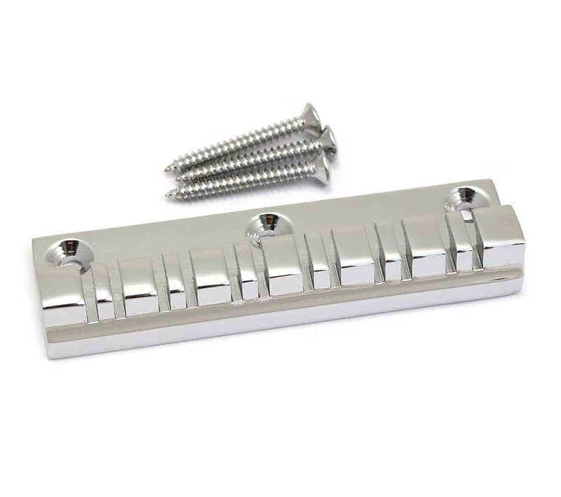 ATP12C Chrome Plated Brass 12string Anchor Type Tailpiece Reverb