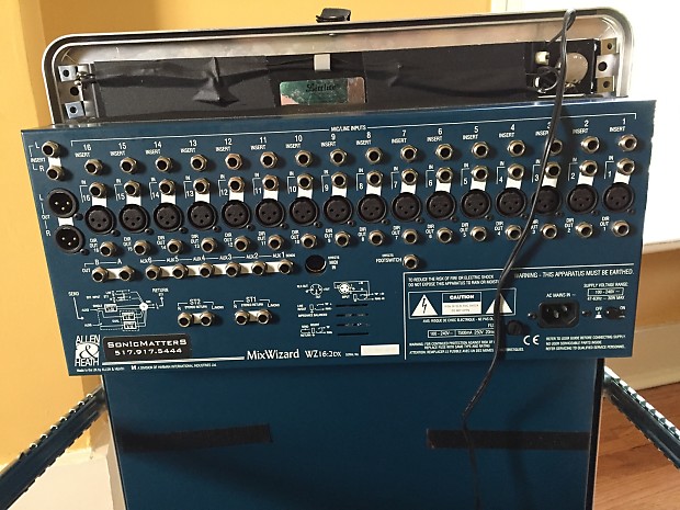 Allen & Heath MixWizard WZ16:2DX Mixer, Made in UK, with SKB Allen & Heath MixWizard WZ16:2DX Mixer, Made in UK, with SKB