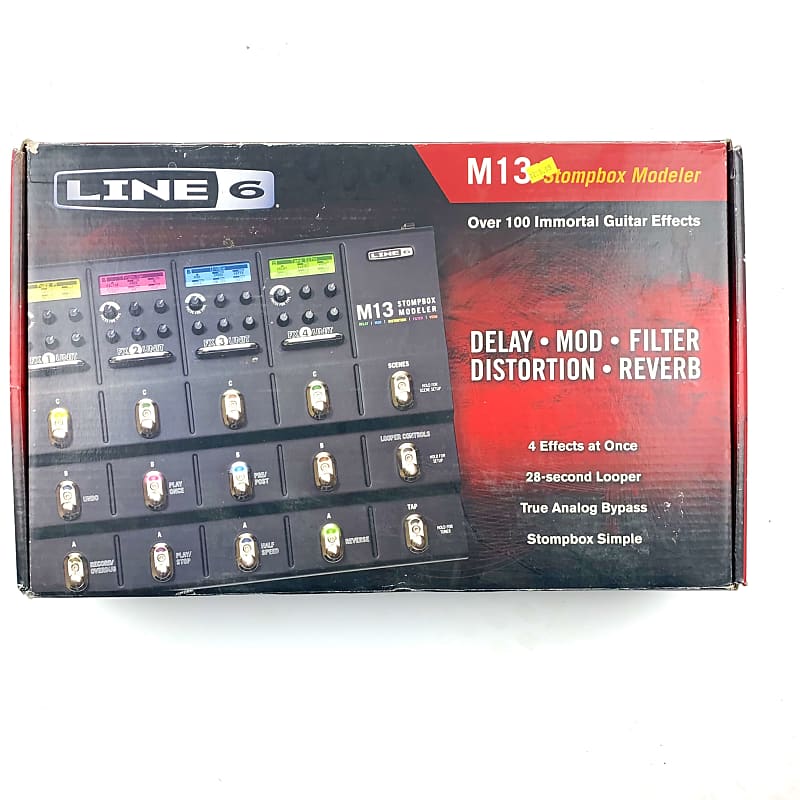 Line 6 M13 Stompbox Modeler w/Box | Reverb
