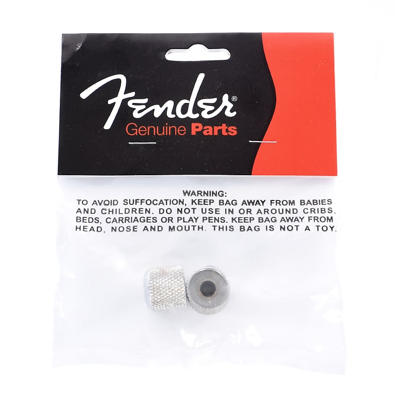 Fender 099-7211-000 Road Worn Telecaster Knurled Dome Knobs (2) image 2